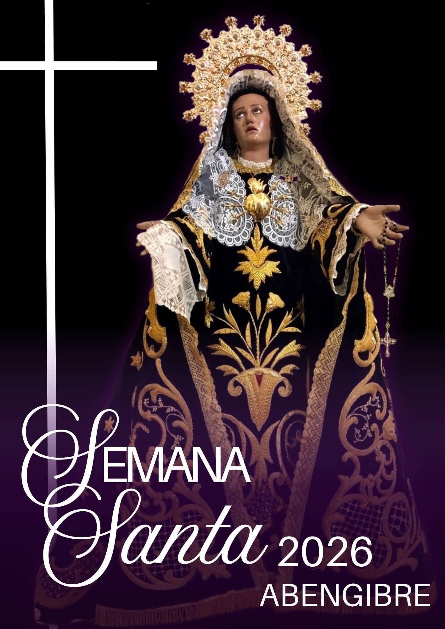 Cartel de Semana Santa en Abengibre 2026